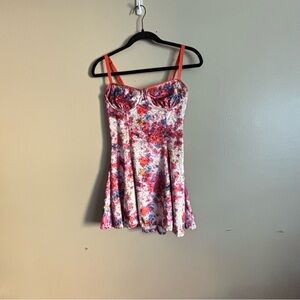 Floral Spaghetti Strap Dress